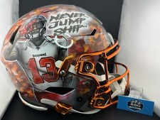 Mike Evans - Signed Bucs Custom KBC Painted SpeedFlex F/S Authentic Helmet 🔥🔥