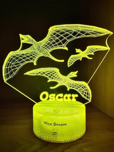 Personalised dinosaur led - dinosaur,