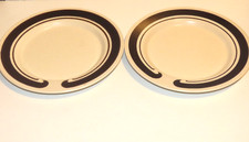 Kiln Craft brown & beige vintage dinner plate 10" very good cond (see below)