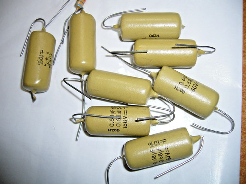 Mullard mustard capacitor - mustard,