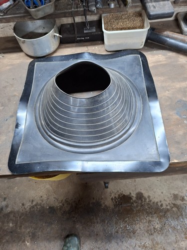 Epdm flue roof - stove, pipe