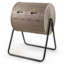 Compost Bin Tumbler 142L Dual