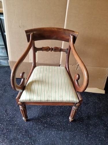Antique mahogany elbow home - mahogany,