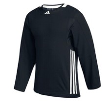 Adidas Blank Black STK AG Authentic Hockey Jersey New Mens Goalie Cut Sizes