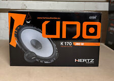 HERTZ 280W 2WAY 6.5 INCH 17cm CAR DOOR COMPONENT SPEAKERS + TWEETERS UNO K170