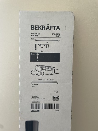 New box ikea bekrafta - new,