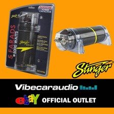 Stinger SSCAP5M Select - Carbon Fiber 5 Farad Digital Capacitor upto 5000W 