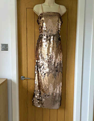 Karen millen gold sequin - karen,