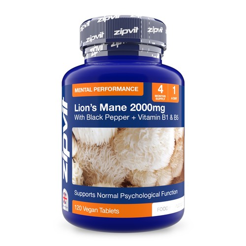 Zipvit lions mane mushroom - zipvit,