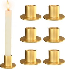 Candle Holders Set of 6, Metal