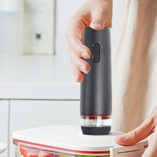 Compact Handheld Vacuum Sealer for Food Preservation and Kitchen Storage