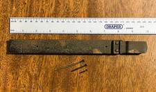 Original Globe Wernicke Bookcase Side Strap & Dome Head Nails - 10 Inches Deep