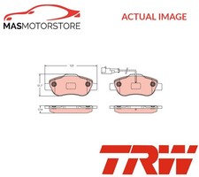 BRAKE PADS SET BRAKING PAD FRONT TRW GDB2415 A NEW OE REPLACEMENT