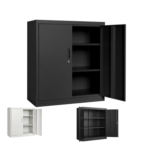Metal two door office filing - door,
