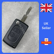 fits 2butt CONVERT  PEUGEOT 106 405 105 406  KEY SHELL TO FLIP  uncut NE78 blade