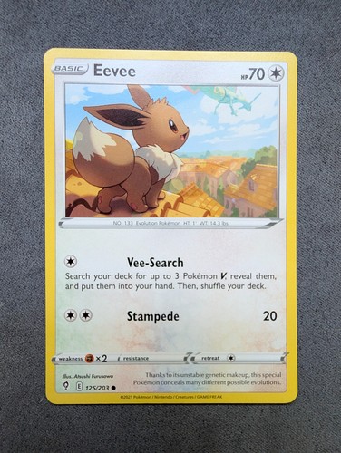 Eevee common swsh07 - swsh07:, evolving