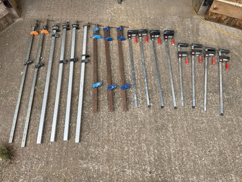 Woodworking clamps job lot - woodworking,