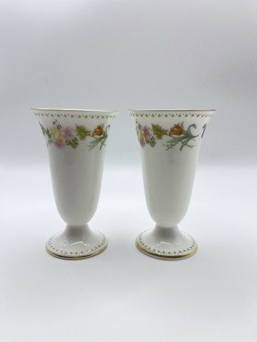 Pair wedgwood mirabelle vases - pair,