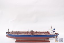 Wooden Model Ship Seaking Crude Oil Tanker Handmade Collectible 102cm