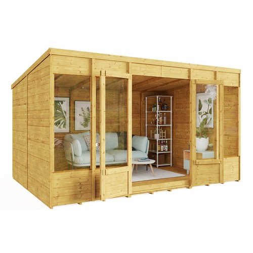 Garden room office - garden,