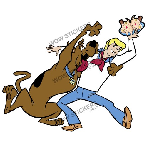 Character sticker scooby doo - doo, &
