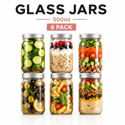 Pack glass mason jars - mason, &