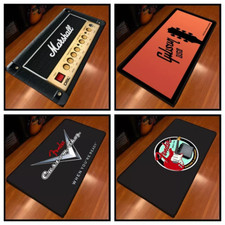 Marshall Speaker#Rock Shock Absorption Guitar Carpet Bedroom/Bedside Floor Mat~