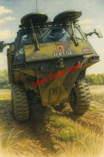 British Army, Alvis Stalwart A4 Poster print.