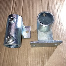 2 Interclamp 145 - D48 Horizontal Side Support 48mm Handrail Fitting Key Clamp