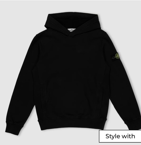 Boys stone island hoodie age - stone,