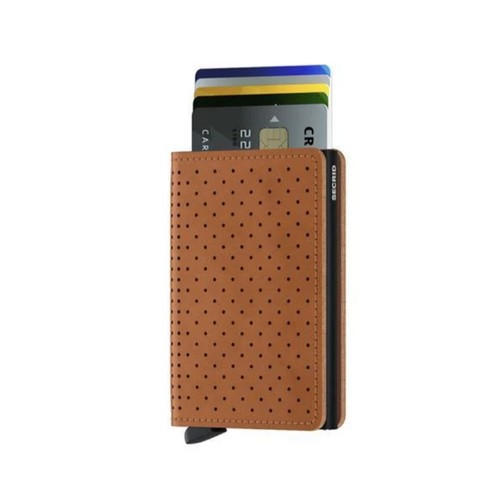 Slim wallet basket - basket, brown