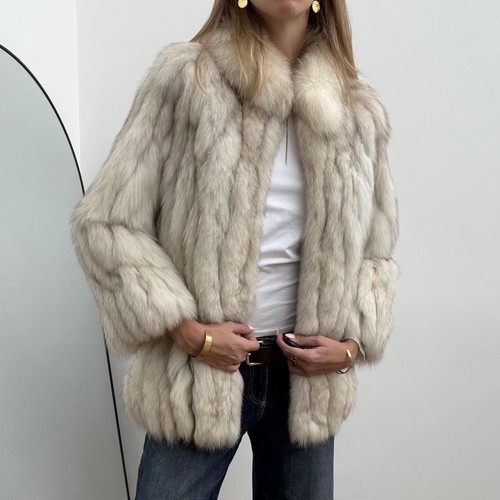 Vintage fox fur coat - fur,