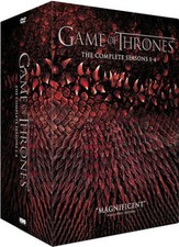 Game of Thrones: The Complete Seasons 1-4 DVD (2015) Sean Bean cert 18 20 discs