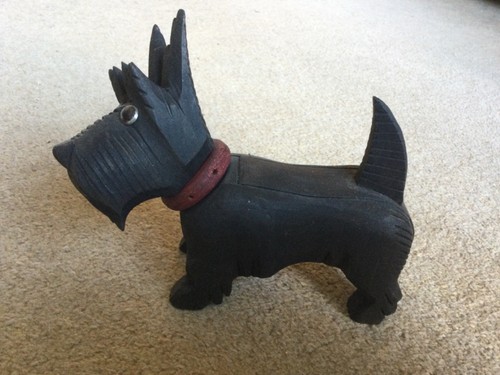 Early wooden novelty scottie - wooden,
