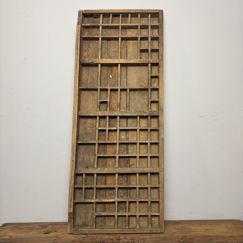 Vintage wooden printers tray - vintage,