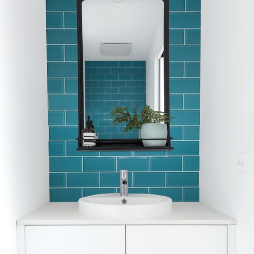 Metro teal subway 10cm - 20,