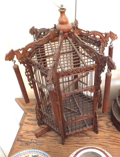 Antique chinese dragon pogada - antique,
