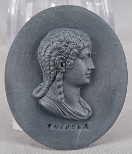 Wedgwood poppaea sabina - wedgwood, black