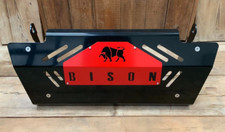Red bison steering sump guard - steering,