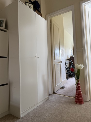 Ikea kleppstad white wardrobe - kleppstad,