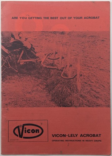 Original vicon lely acrobat - vicon,