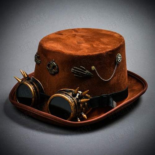 Steampunk gothic top hat - steampunk,