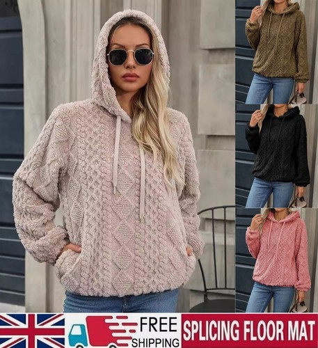 Ladies hooded winter - hooded, teddy