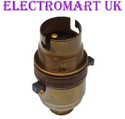 Antique brass switched lamp - switched,