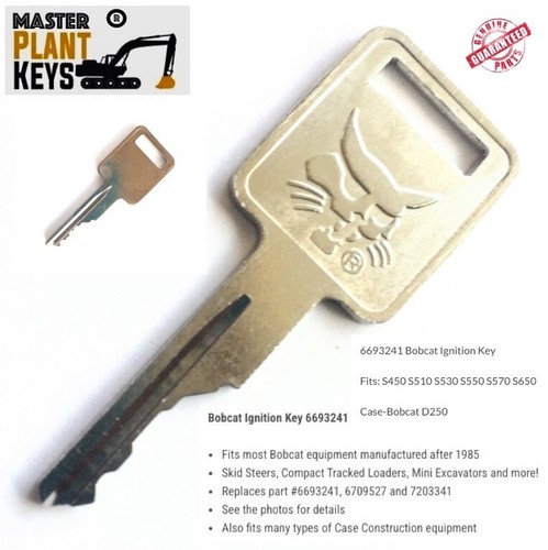 Bobcat ignition key skid steer - bobcat,