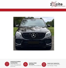 Mercedes Benz GLE W166 2015-18 Gloss Black Panamericana GT Front Grill With Cam