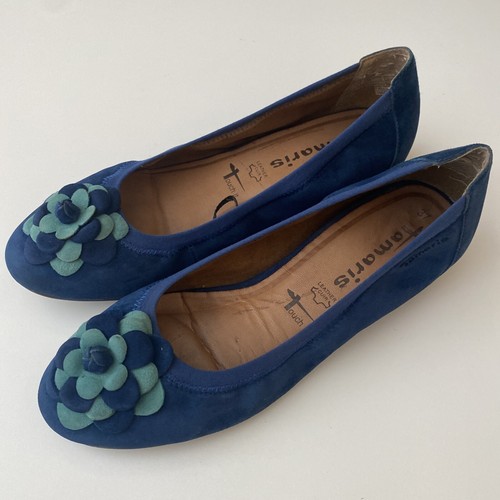 Tamaris shoes blue - shoes, jade