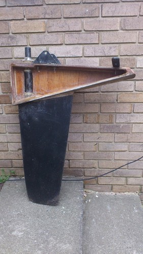 Carbon rudder and stock - and,