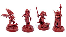 The Crimson Court Miniature Multi-listing WARCRY Crypt of Blood Vampire Warband