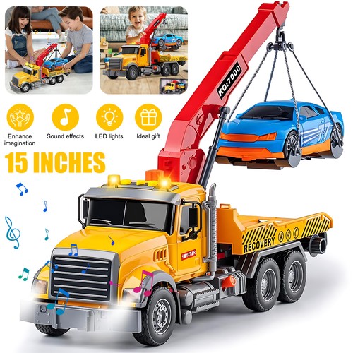 Car transporter toy tow - car, truck